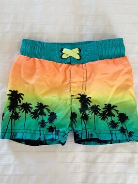Cat & Jack Tropical Swim Trunks • 9 Months